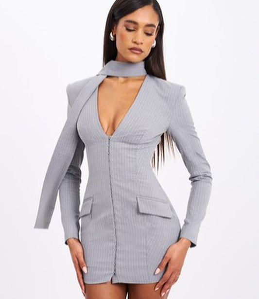GREY DRESS
